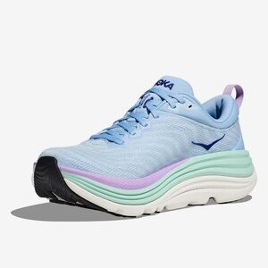 Hoka Gaviota 5 Running Shoes Size 9 -Airy Blue/Sunlit Ocean pre-owned condition